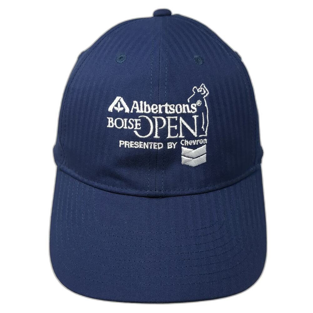 Nike Baseball Cap Blue OSFM Albertsons Boise Open Golf Slideback Hat Legacy91